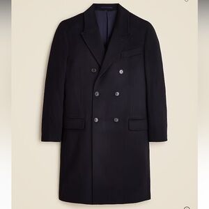 Rivington double-breasted topcoat in wool blend 36 S